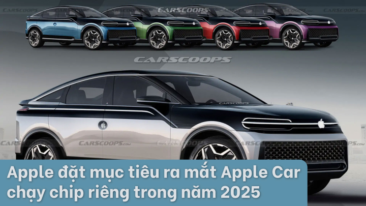 Apple đặt mục tiêu ra mắt Apple Car chạy chip riêng trong năm 2025